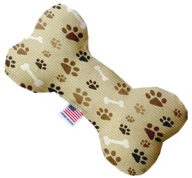 Mocha Paws and Bones 8 inch Stuffing Free Bone Dog Toy (size: 8 Inch)
