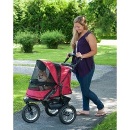 Jogger No-Zip Pet Stroller (Color: Rugged Red)